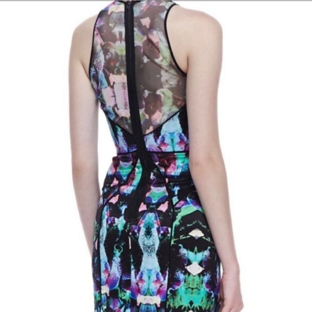 Lovely Milly jewel tone Coco Orchid bodycon Dress 4 EUC - Picture 6 of 15